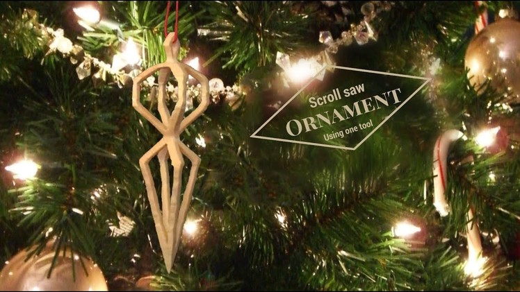 3d Christmas ornament.gift (How to video)scroll saw project. Compound cuts on scroll saw