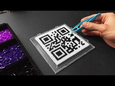 Adidas Fan Art QR CODE | Pixel Art Hama Perler Beads