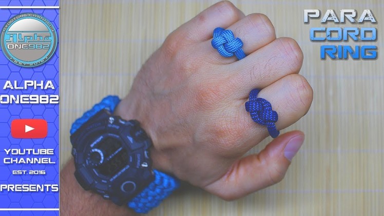Amazing Fast and Easy - How to Make a Paracord Ring Tutorial