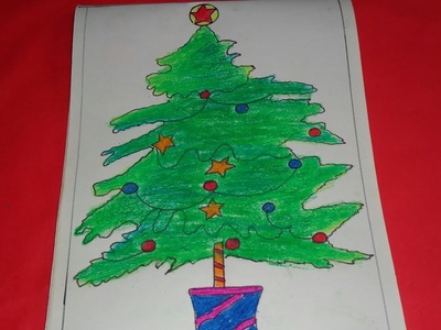 Christmas Special | Easy Christmas Tree drawing | Shilas Art