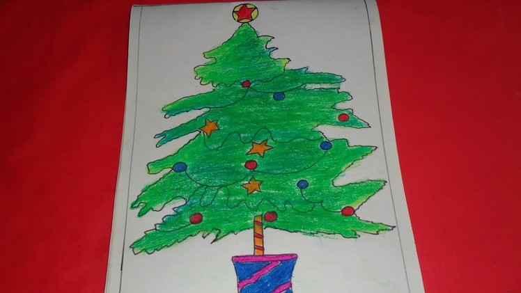 Christmas Special | Easy Christmas Tree drawing | Shilas Art