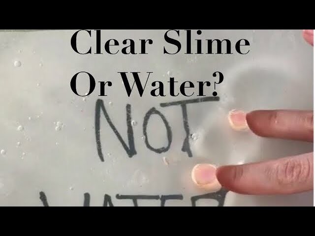 Clear Slime Or Water Compilation! Can You Guess The Difference?
