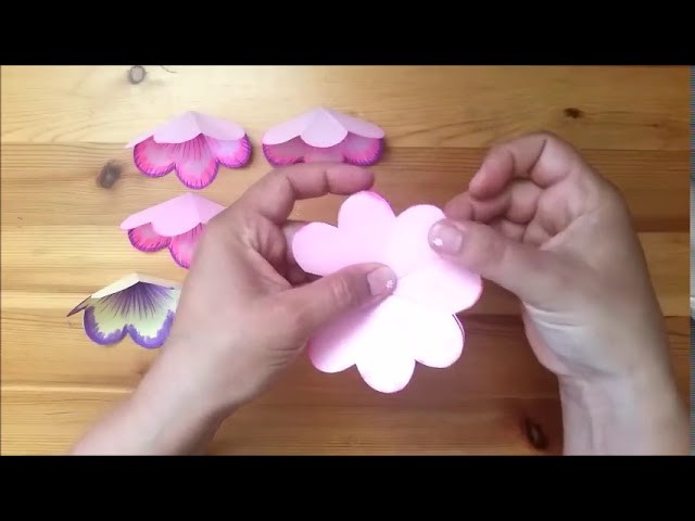 DIY 3D flower POP UP card| Art Attack |