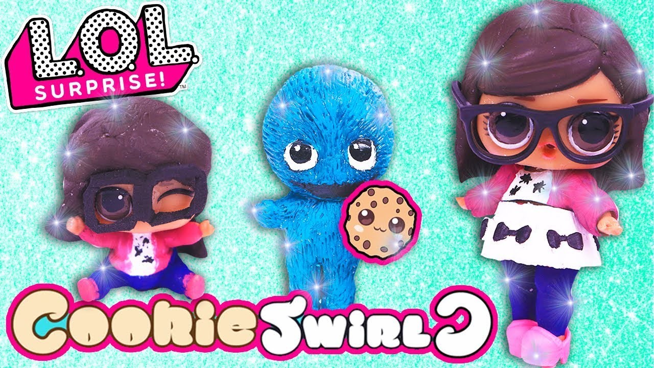 DIY Cookie Swirl C ???? Lil Sister and BIG SISTER Custom LOL surprise