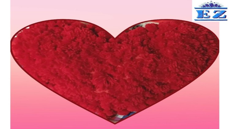 DIY Heart Shaped Pillow I Best Gift to Your Spouse. Valentine I EZ SuperCraft (Slideshow)
