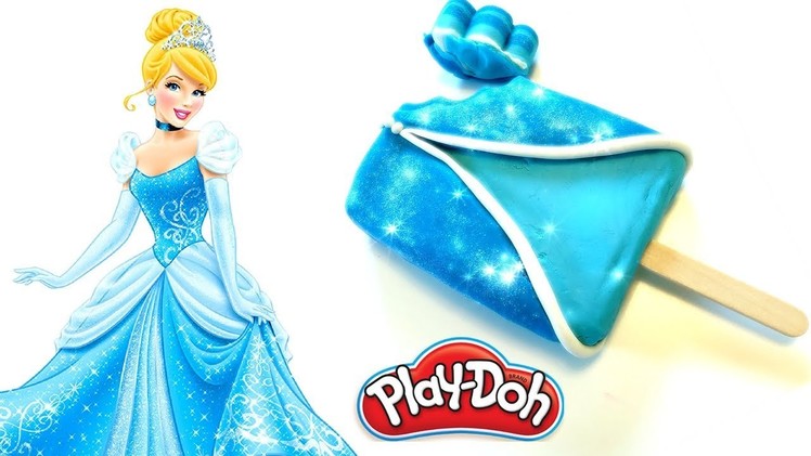 DIY???? How To Do Play Doh Cinderella Ice Cream Modelling Clay Playdough Playset