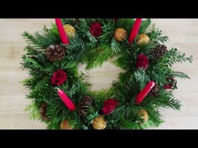 DIY How to Make an Advent Wreath