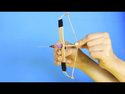 DIY HOW TO MAKE MICRO LONG BOW from King of Random