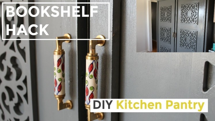 DIY: HOW TO TURN AN IKEA BOOKSHELF INTO A PANTRY