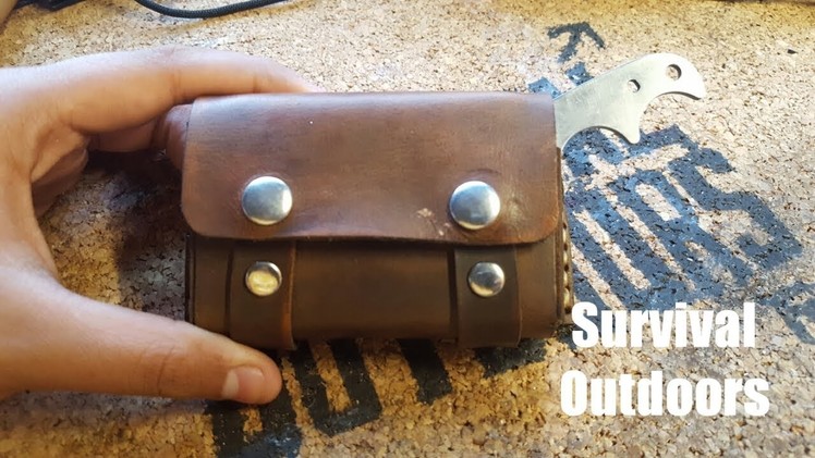 DIY | Leather Altoids Fire Kit Pouch