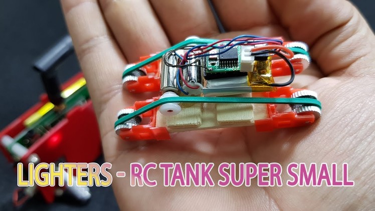 DIY Lighters RC TANK Super Small