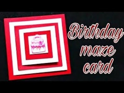 DIY maze card