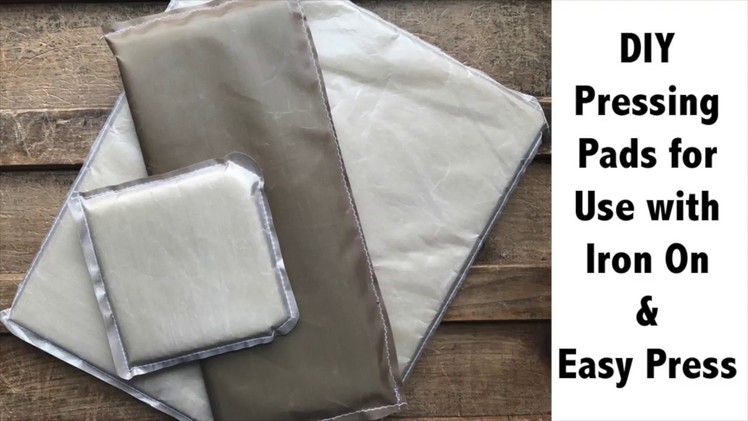 DIY Pressing Pillows for Use with Iron On and the Cricut Easy Press