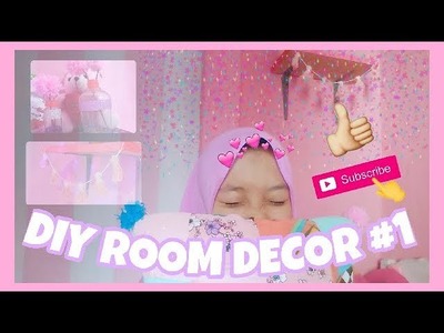 DIY ROOM DECOR #1 - 3 DIYs Simple and Easy by Alisya [BAHASA]