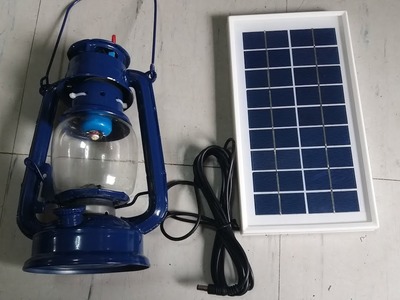 DIY Solar Powered Kerosene Lamp