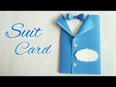 DIY Suit Card.Tuxedo Card.How to make Suit Jacket Card.Suit-Tuxedo Greeting Card Tutorial