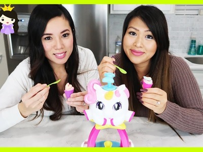 DIY Unicone Rainbow Swirl Maker with Princess ToysReview