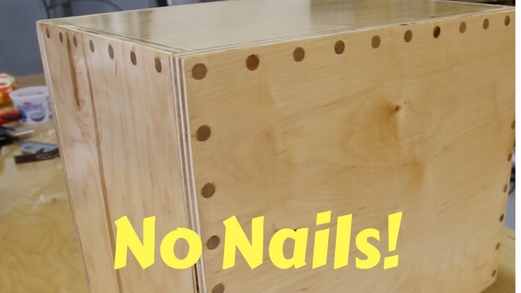 DIY wooden box without nails or screws