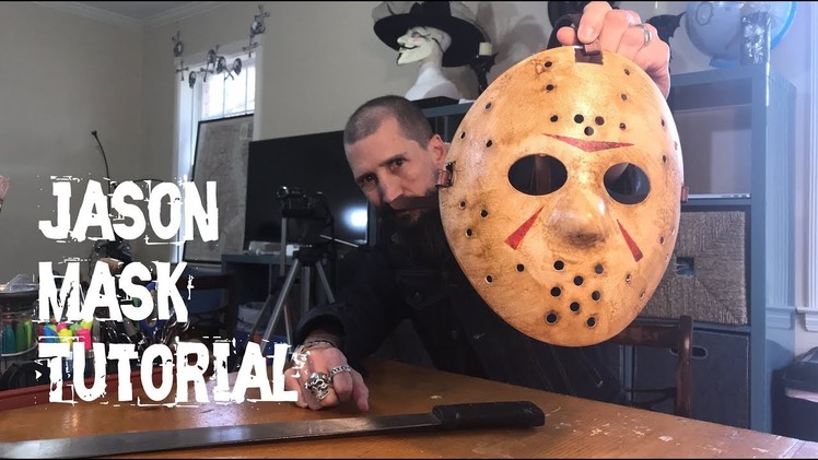 Easy Jason Mask Tutorial - Friday 13th Voorhees Horror Mask