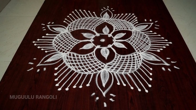 Easy muggulu with dots best kolam with dots best rangoli designs with dots design kolam with dots
