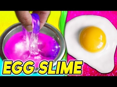 Fluffy Egg Slime and Vaseline Slime How To! Testing No Glue Slime! What Works?