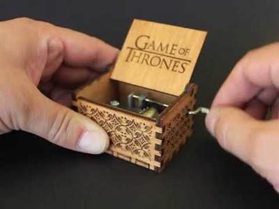 Game Of Thrones Handmade Wooden Music Box