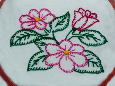 Hand Stitch - Flower Design Stitch