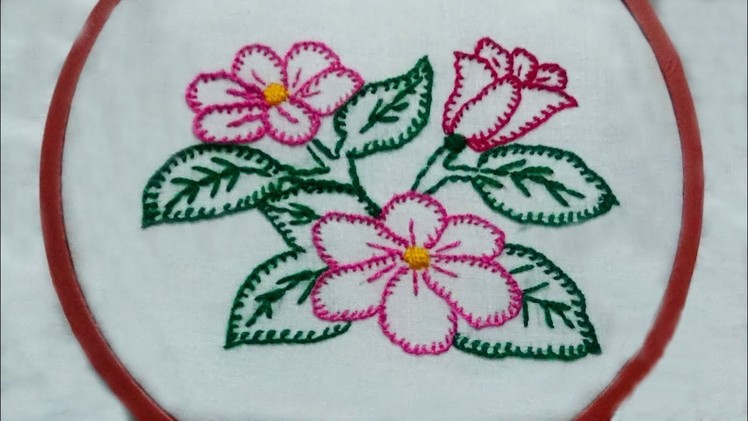 Hand Stitch - Flower Design Stitch