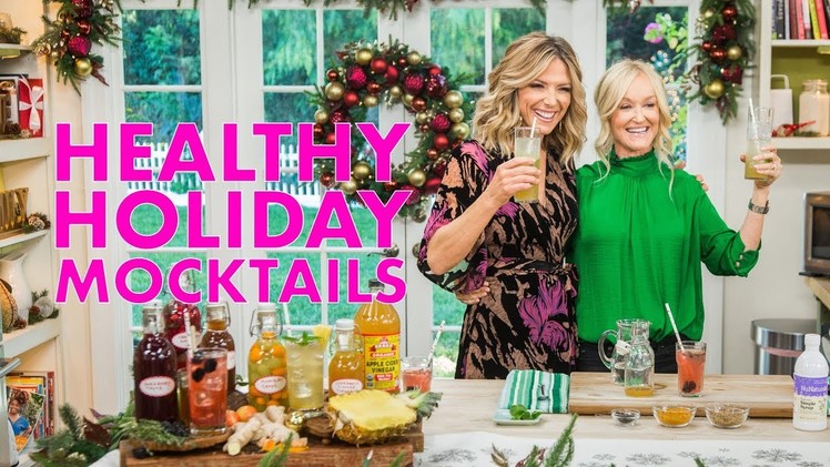 Healthy Holiday "Cocktails" | DIY Vinegar Shrubs & Mocktail Recipes
