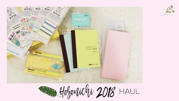 Hobonichi 2018 - Haul (Hobonichi Weeks, A6 Avec, Planner Supplies)