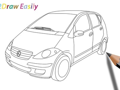 How to Draw a Car ???? Easy Step by Step Drawing for Beginners
