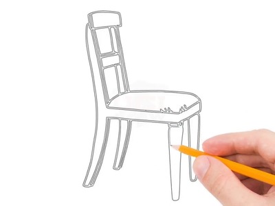 How to Draw a Chair Step by Step Easy for Beginners.Kids – Simple Chairs Drawing Tutorial