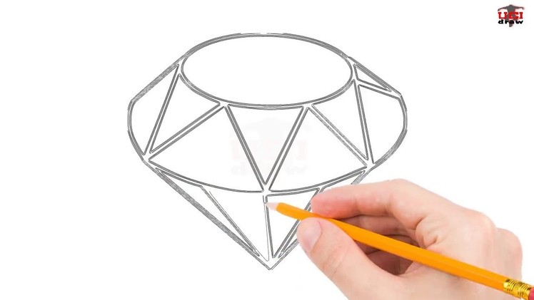 How to Draw a Diamond Step by Step Easy for Beginners.Kids – Simple Diamonds Drawing Tutorial