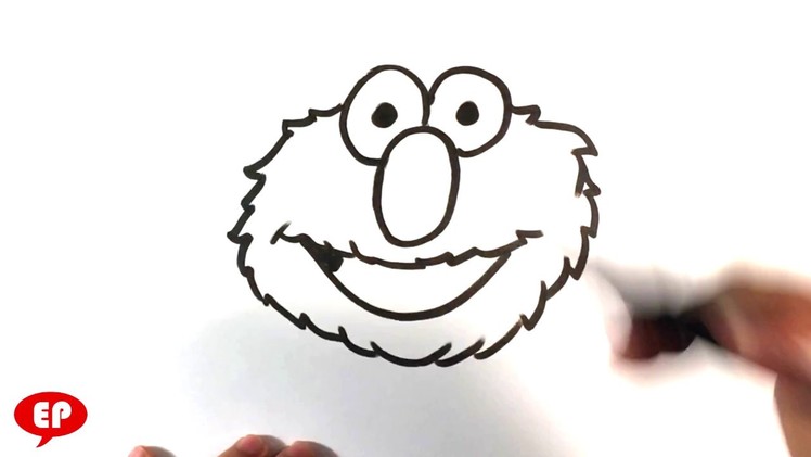 How to Draw Elmo from Sesame Street - Easy Pictures to Draw