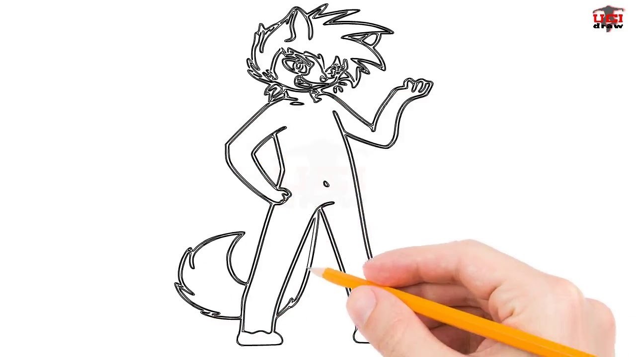 How to Draw Furries Step by Step Easy for Beginners.Kids Simple Furry