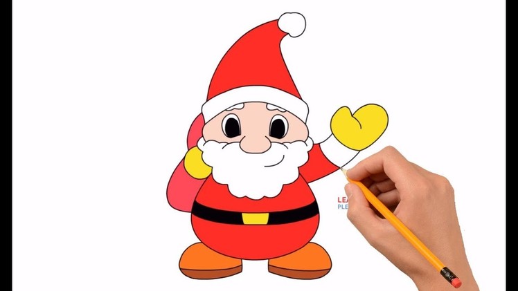 How to Draw Santa Claus Step by Step Easy For Kids