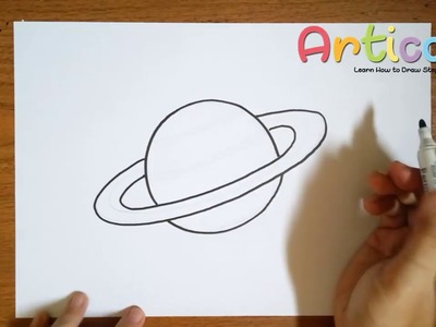 How to Draw Saturn Step by Step Easy