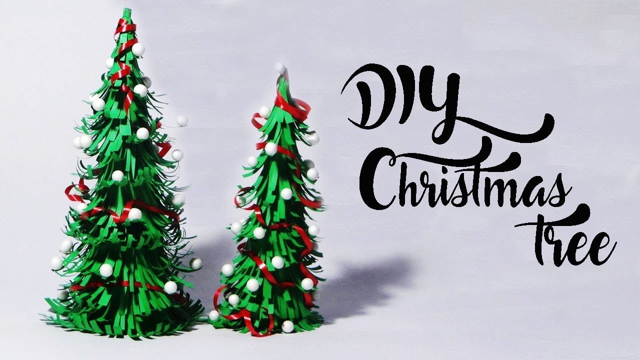 How To Make A Christmas Tree Very Easy And Beautiful Christmas Tree Diy Project How To Make
