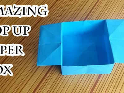 How to Make Amazing Popup Paper Box out of Square Paper, Must Watch