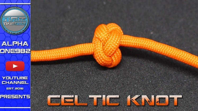 How to make Celtic button knot Tutorial How to tie Ranger bead