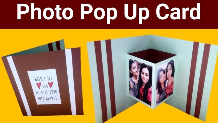 How to make Photo POP UP Card | Mother's Day Card Pop Up |