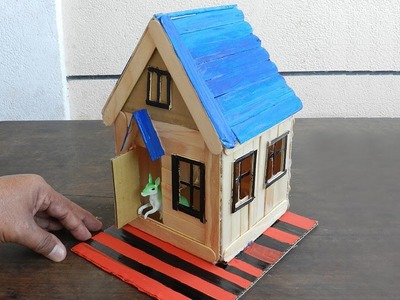 How to Make Popsicle Stick House for Rat | 4 DIY Hamster House Ideas