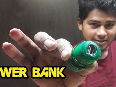 How To Make Power Bank using 9v Battery - DIY Project