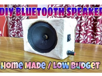 How to make small Bluetooth speaker at home. DIY