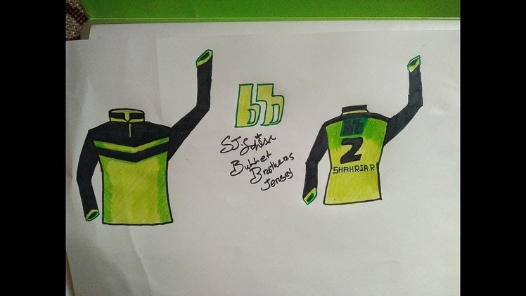 Jersey drawing tutorial very easy (Drawing Tricks Life)