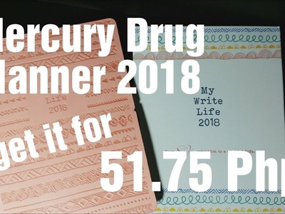 Mercury Drug Planner 2018