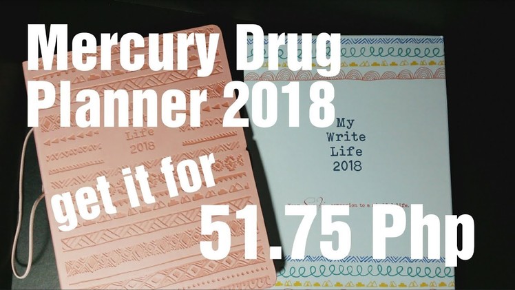 Mercury Drug Planner 2018