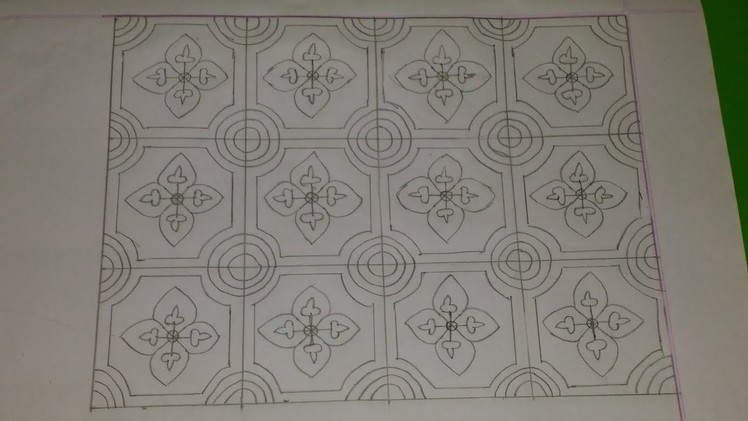 Nakshi kantha design tutorial_44.Hand embroidery design.নকশীকাঁথার নকশা ডিজাইন