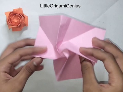 Origami 1 minute Rose Tutorial
