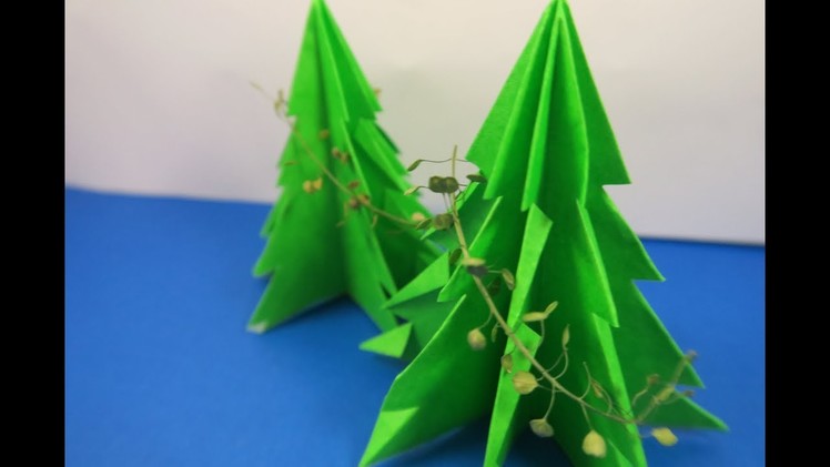 Origami Christmas tree 聖誕樹摺紙